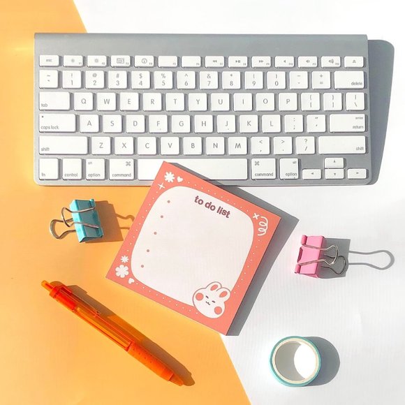Oh The Myriad Other - Bunny Memo Pads | 50 Sheets | Mini Note Pad | 3 PCS Per Order | Stationary Gift